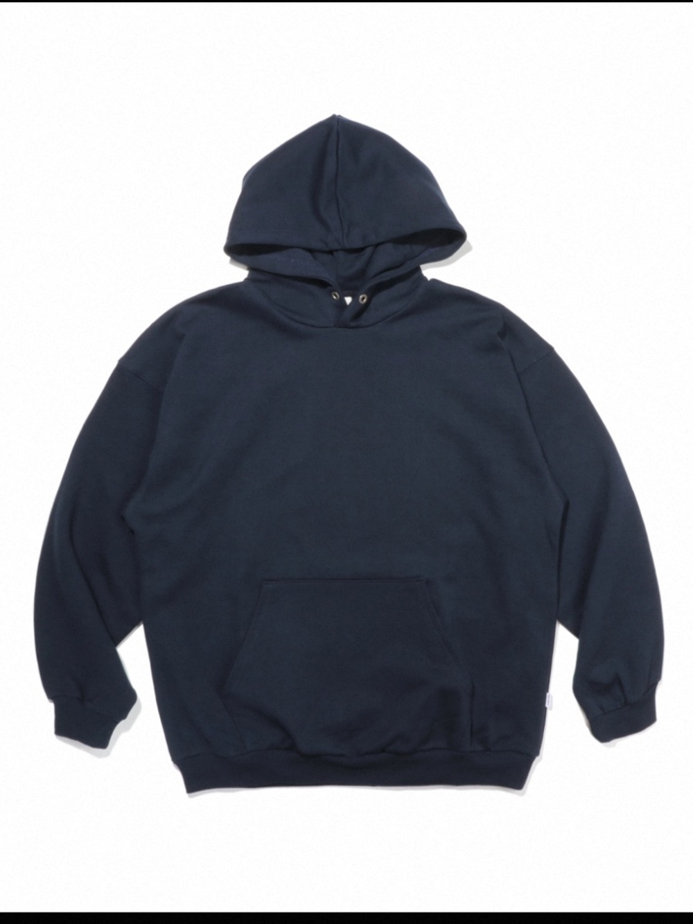 Men's Classic Navy Heavyweight Cotton Pullover Hoodie Size M